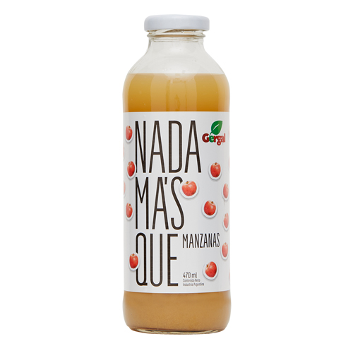 Manzana NMQ 100% natural, sin azucar! x 500ml